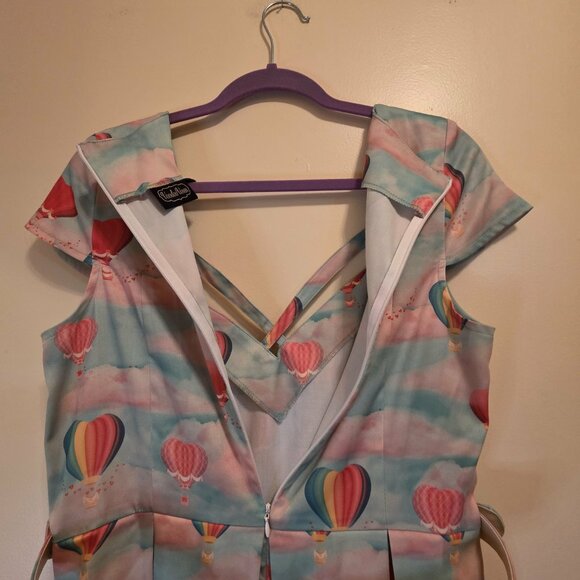 Voodoo Vixen Balloon Dress with Pockets & Belt XL - Picture 6 of 8